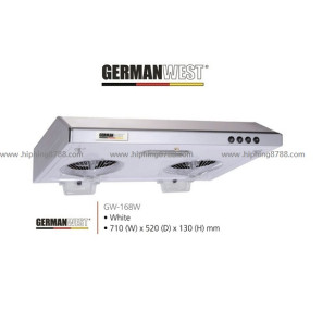 Germanwest 西德寶 GW-168  易拆式抽油煙機  (白色,灰色,) 不銹鋼面+$150